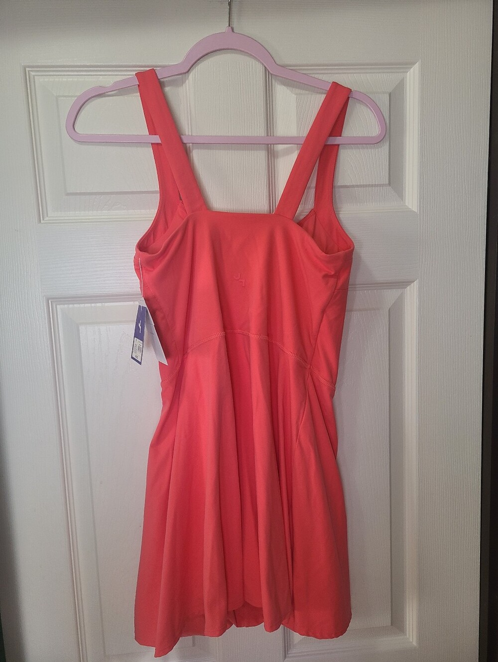 NWT Joylab Coral Pink Tank Dress - Sleeveless Athletic Tennis Dress - Picture 4 of 4